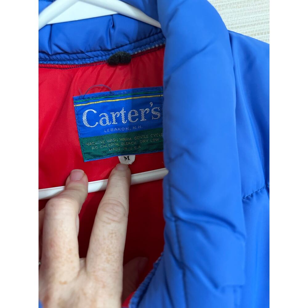 Carter's Vintage "Lebanon NH" Puffer Vest Size M USA made - Picture 3 of 5